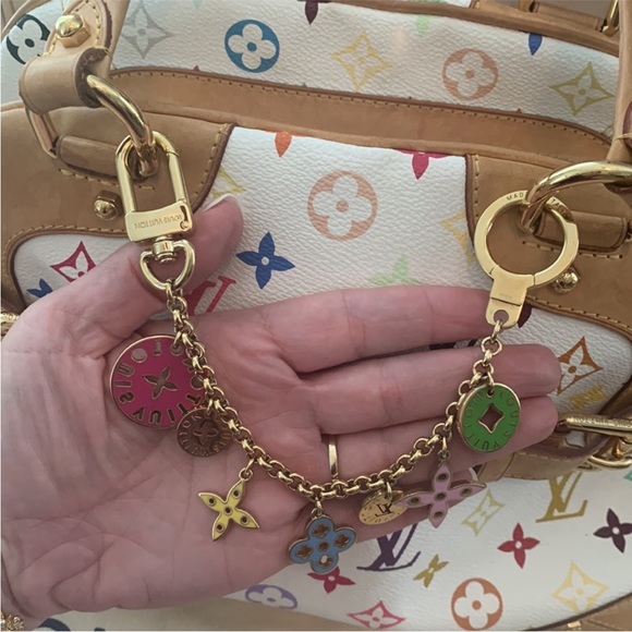 Louis Vuitton Double sided Multicolor Bag Charm - Picture 2 of 2